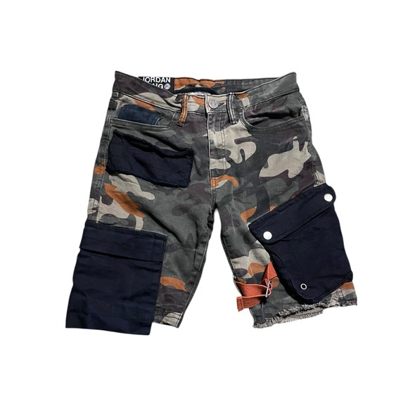 Jordan Craig Other - Jordan Craig Boys Camo Cargo Shorts Woodland 14 Multi Pocket Utility Streetwear